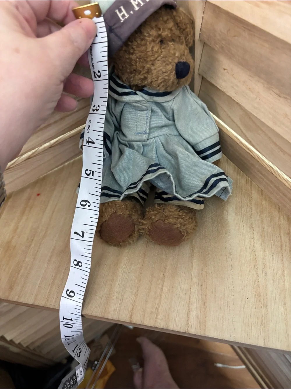 Boyd’s Blue Sailor Teddy Bear Plush Toy - Vintage Style